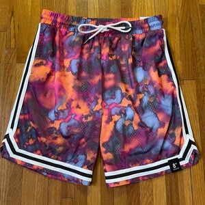 Men's Multicolor Athletic Shorts
